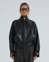 ROBBIE - PLONGE NAPPA LEATHER JACKET