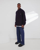 JOHN - CHAIN ADORNED RELAX FIT WORKER DENIM