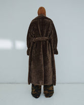 MADISON - FAUX FUX TRENCH WITH DETACHABLE CUFF
