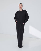 FRIDA - LIGHT JERSEY CUFF LONG SLEEVE DRESS