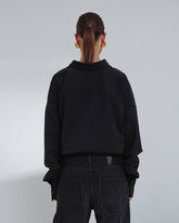 BARBARA - WOOL ELASTIC WAIST SHIRT