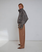 LEE - HERRINGBONE WOOL BOMBER JACKET