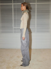 VIVI - FAUX LEATHER CARGO PANTS