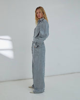 IRIS - PAPER BAG LUREX FLOCK DENIM