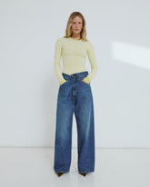 INES - FOLD OVER DENIM